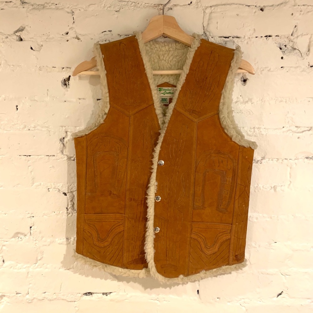 VTG leather vest